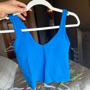 Lululemon Align tank poolside blue